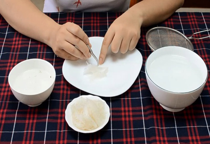 gắp từng phần yến